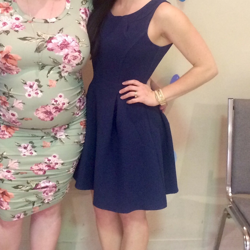 Navy blue dress